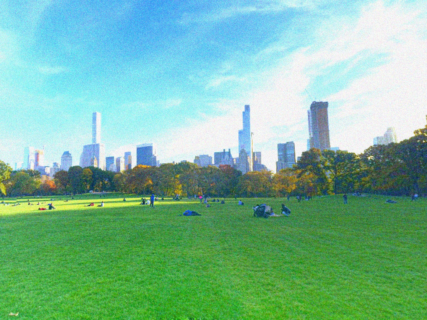 Vaporwave Filtered Image